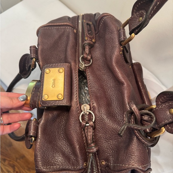 🤎Brown Chloe Paddington Leather Handbag🤎 - Picture 8 of 16